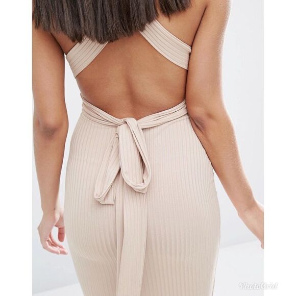 Club L ASOS Multiway Rib Midi Dress - Picture 2 of 11